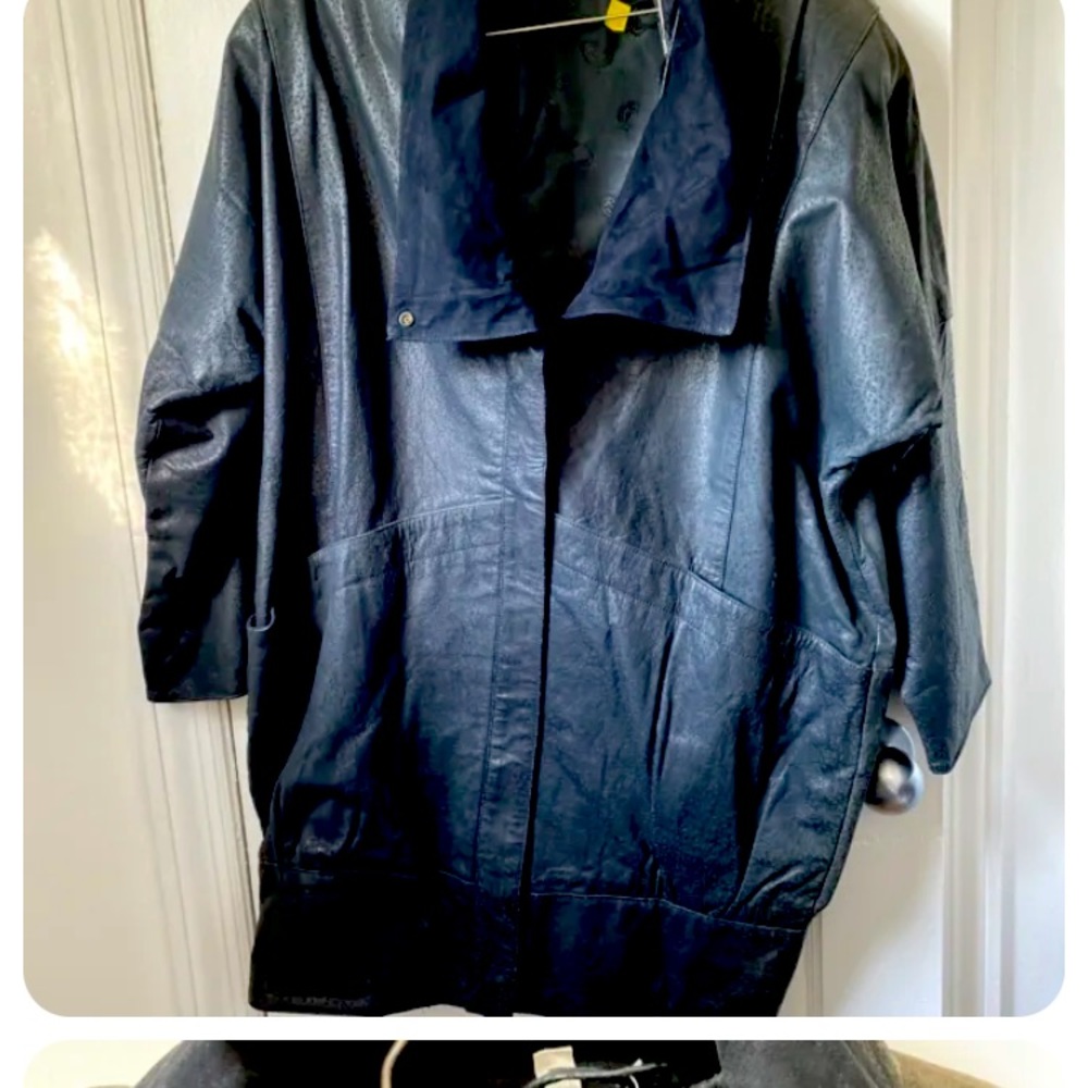 New  leather jacket s/m sale markdown